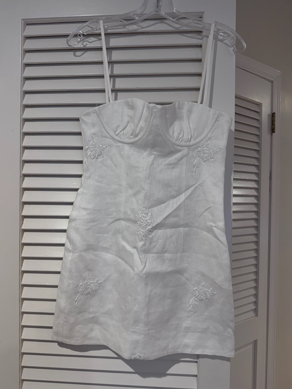 NWT Sir. Alessandra embroidered mini dress size 1